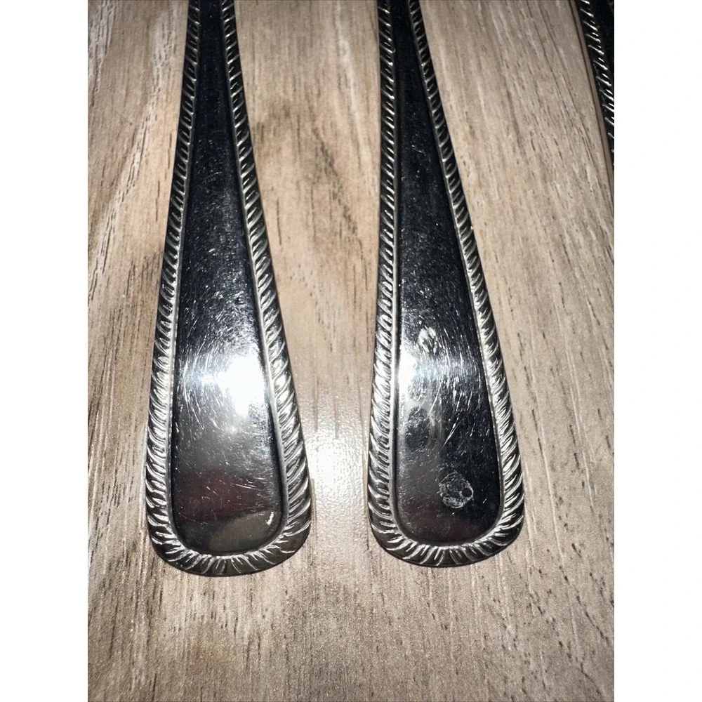 7 Dinner Forks Wallace ASHCROFT 18/10‎ Stainless China 8 1/4